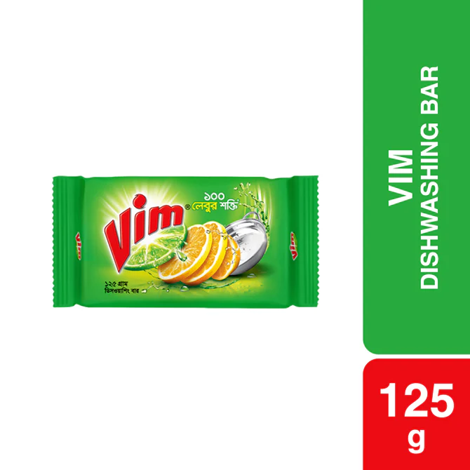 VIM Dishwashing Bar 125g